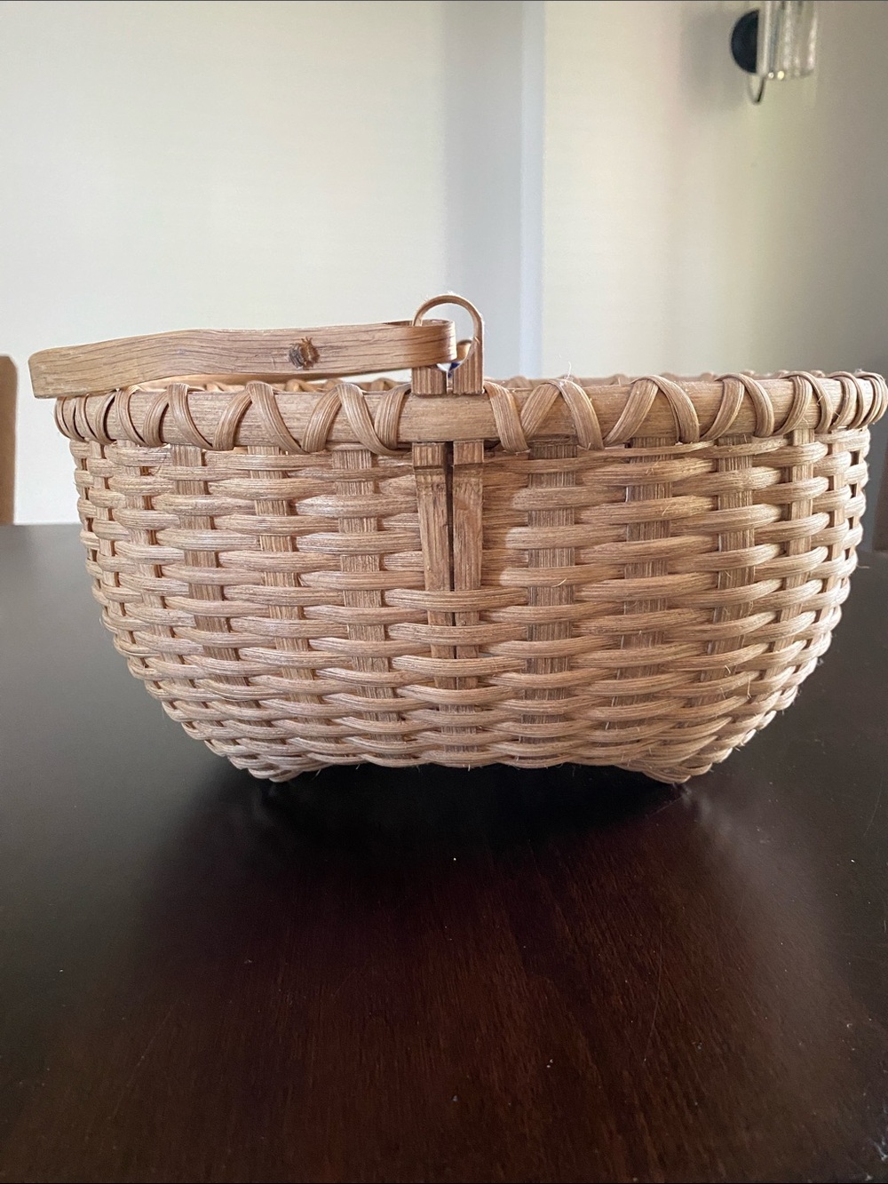 Handwoven Shaker Style Cathead Basket